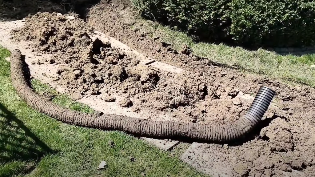 Drainage Pipe with Belly (no catch basin)