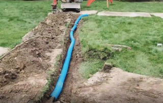 How to Bury Downspouts