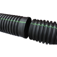 FDM's 6 in. x 20 ft. Bell End x Spigot Dual Wall HDPE Drainage Pipe