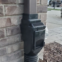 Downspout Cleanout: Power Drainage Solution with a Sleek Design