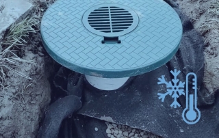 How Do I Keep My Buried Downspouts from Freezing