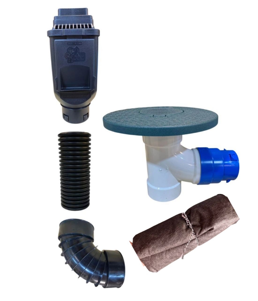 Underground Buried Downspout Kits Shipped Throughout U.S.