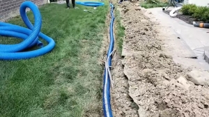 3 in Corrugated Pipe Increases Velocity of Downspouts