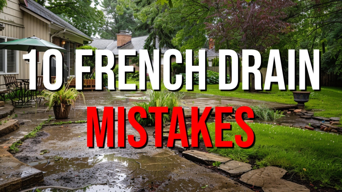 10 French Drain Mistakes Most Homeowners Make - French Drain Systems ...