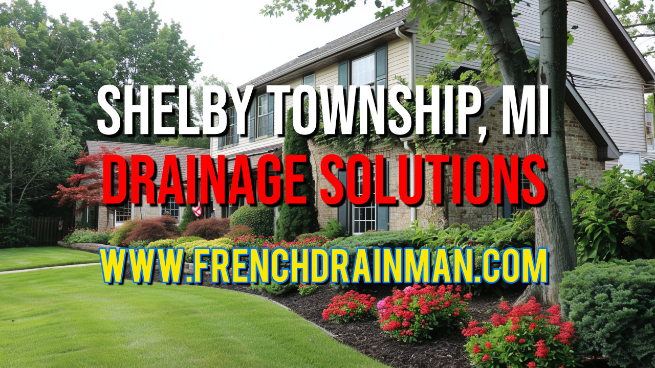 Shelby Township Drainage Solutions - French Drain Man