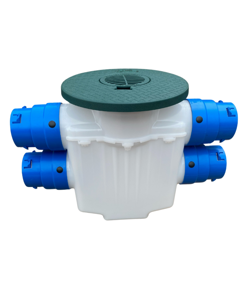 4-Way Connect Catch Basins - French Drain Systems | Curtain Drains ...