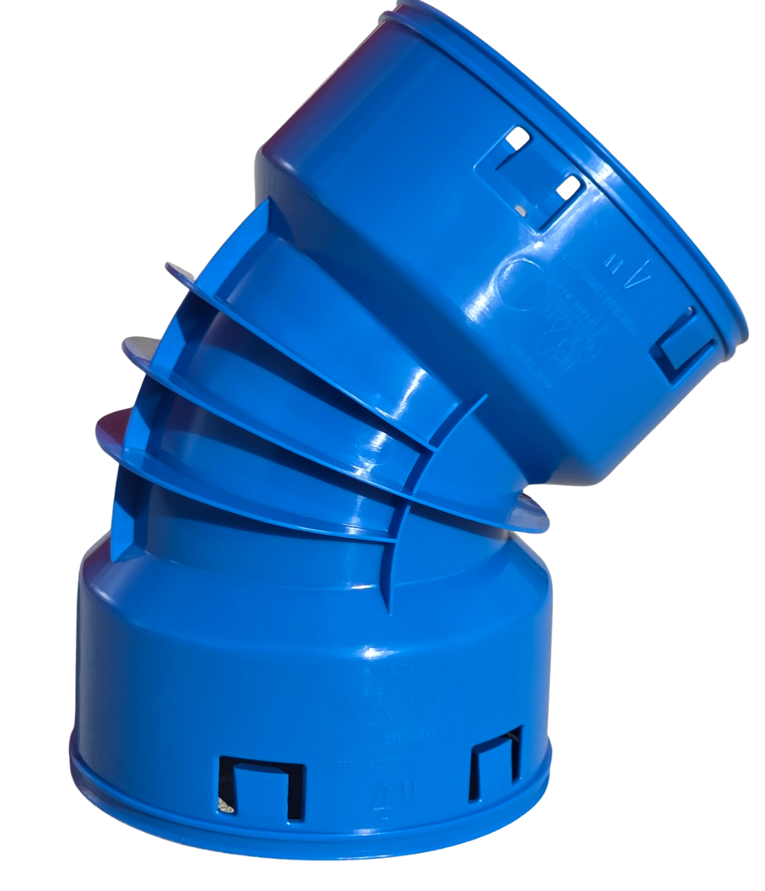 <span class="tr-grid">TORRENTIAL RAIN™ </span>4 in. 45 Degree Elbow</br><span class="ca-dim"> Connects to 4 in. Corrugated</span> - Image 3