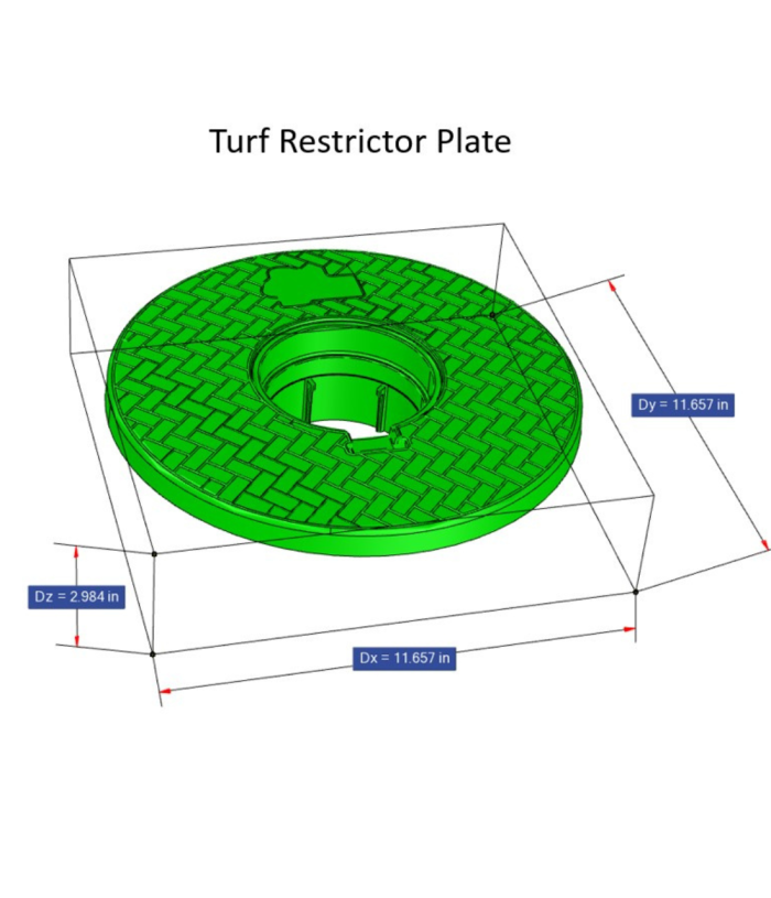 <span class="tr-grid">TORRENTIAL RAIN™ </span>  4 in. Pop-Up Emitter & Turf Restrictor Plate</br><span class="ca-dim">Connects to 4 in. PVC SDR 35</span><br><p class="ca-sale"> 25% Off</p> - Image 8