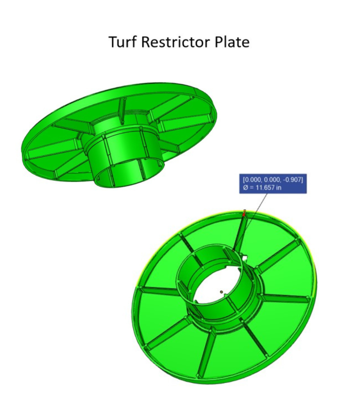 <span class="tr-grid">TORRENTIAL RAIN™ </span> Turf Restrictor Plate & Pop-Up Door - No Fittings  </br> <span class="ca-dim">4 in. Pop-Up Door</span></br><p class="ca-sale"> 30% Off</p> - Image 3