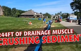 French Drain Installation - Bruce Township, MI