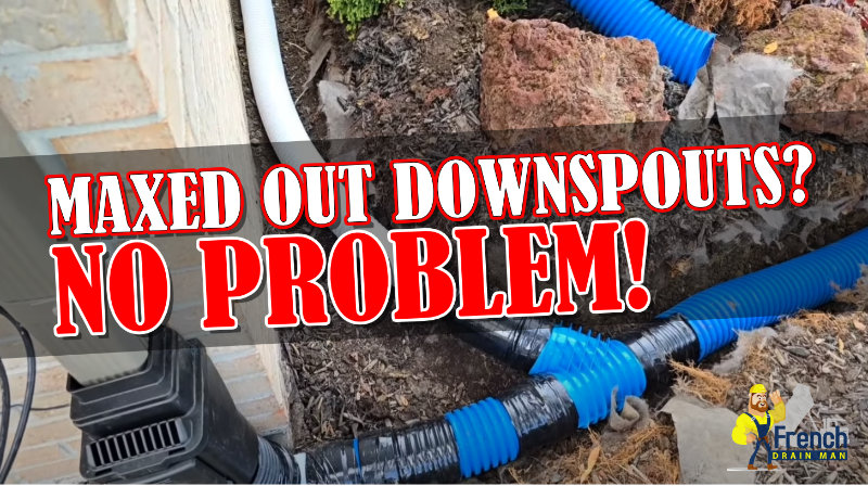 Buried Downspouts - Macomb, Oakland, Lapeer Counties