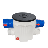 <span class="tr-grid">TORRENTIAL RAIN™ </span> 4 in. 4-Way Connect Catch Basin</br> <span class="ca-dim">Super Sump</span> - Image 10