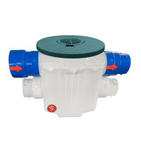<span class="tr-grid">TORRENTIAL RAIN™ </span> 4 in. 4-Way Connect Catch Basin</br> <span class="ca-dim">Super Sump</span>