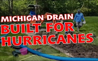 Rochester Hills Yard Drainage - Open French Drain