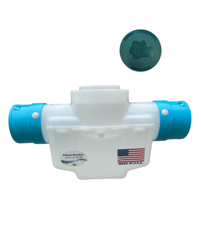 <span class="tr-grid">TORRENTIAL RAIN™ </span> 4 in. Catch Basin  (No Turf Restrictor Plate) </br> <span class="ca-dim">Connects to 3½ in. Corrugated</span>