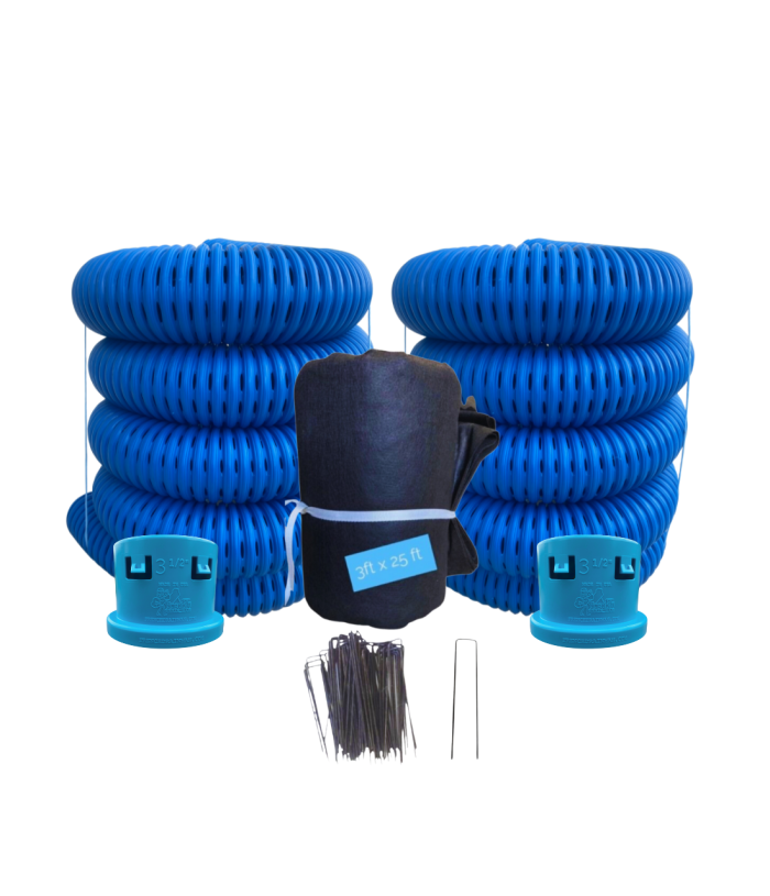 <span class="tr-grid">TORRENTIAL RAIN™ </span>  3½ in. Dual Pipe French Drain Kit  </br> <span class="ca-dim"> 2 rolls of 3½ in. x 19 ft. perforated pipe </span></br><span class="ca-ship">Free Shipping!</span>