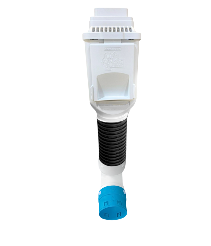 <span class="tr-grid">TORRENTIAL RAIN™ </span> Downspout Vented Cleanout with Leaf Filter Kit  <span class="ca-dim"></br> Connects to 3½ in. Corrugated</span> - Image 5