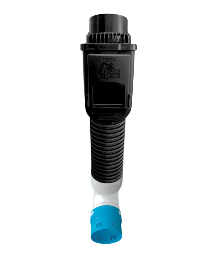 <span class="tr-grid">TORRENTIAL RAIN™ </span> Downspout Vented Cleanout with Leaf Filter Kit  <span class="ca-dim"></br> Connects to 3½ in. Corrugated</span> - Image 2