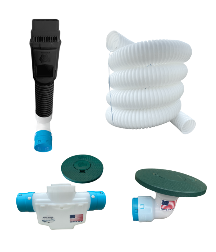 3 in. Premium PRO Kit for Buried Downspouts </br> <span class="ca-dim"> 3 in. x 24 ft. solid pipe </span></br><span class="ca-ship">Free Shipping!</span> - Image 8