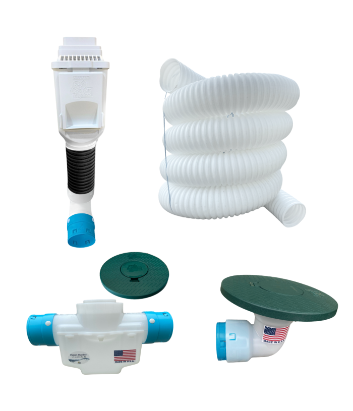 <span class="tr-grid">TORRENTIAL RAIN™ </span>  New! 3½ in. Premium PRO Kit for Buried Downspouts </br> <span class="ca-dim"> 3½ in. x 19 ft. solid pipe </span></br><span class="ca-ship">Free Shipping!</span> - Image 14