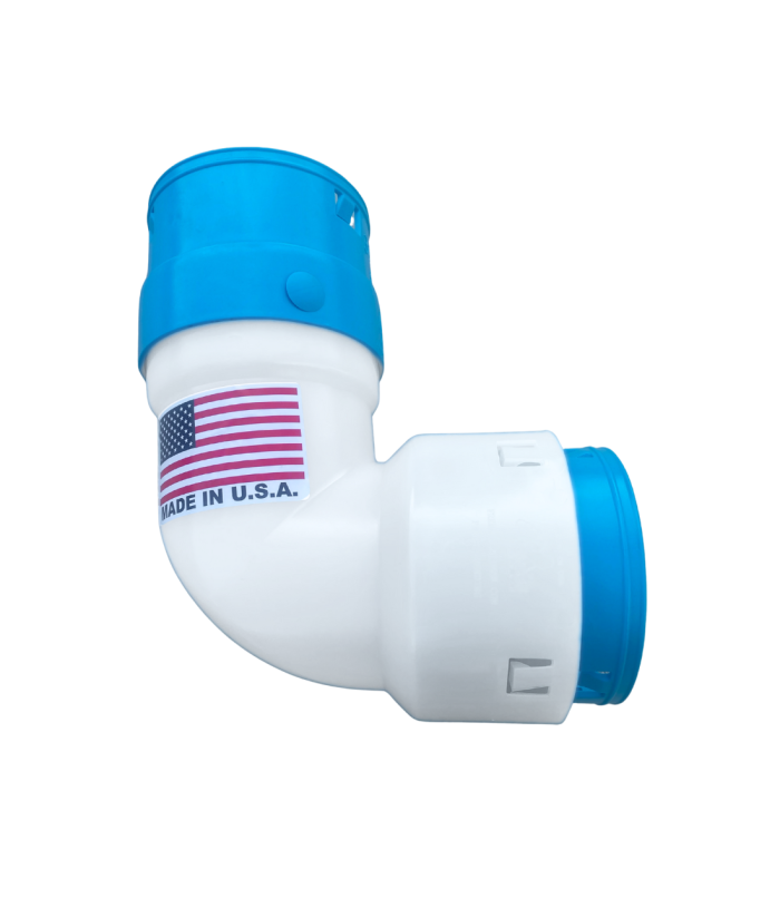 <span class="tr-grid">TORRENTIAL RAIN™ </span>3½ in. Not Quite a 90 Degree Fitting </br><span class="ca-dim"> Connects to 3½ in. Corrugated </span><p class="ca-sale">30% off</p>