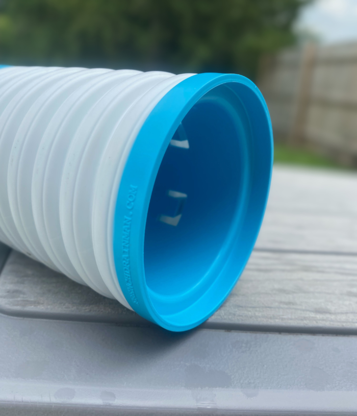 <span class="tr-grid">TORRENTIAL RAIN™ </span> 3½ in End Cap HDPE </br> <span class="ca-dim">Connects to 3½ in Corrugated </span> - Image 2
