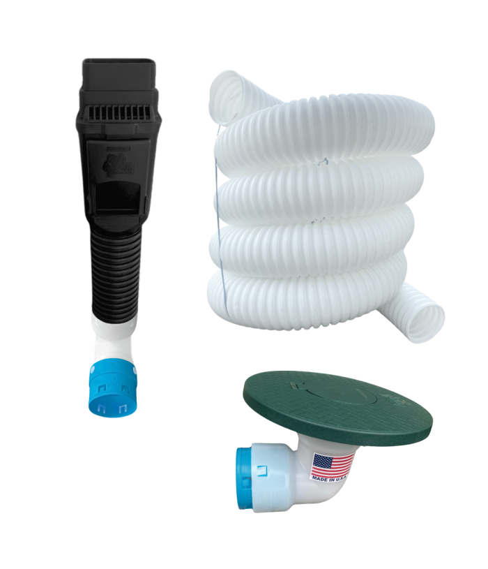 3 in. Premium PRO Kit for Buried Downspouts </br> <span class="ca-dim"> 3 in. x 24 ft. solid pipe </span></br><span class="ca-ship">Free Shipping!</span> - Image 9