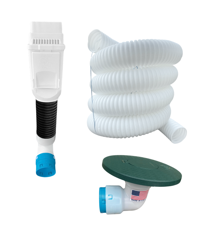 3 in. Premium PRO Kit for Buried Downspouts </br> <span class="ca-dim"> 3 in. x 24 ft. solid pipe </span></br><span class="ca-ship">Free Shipping!</span> - Image 10