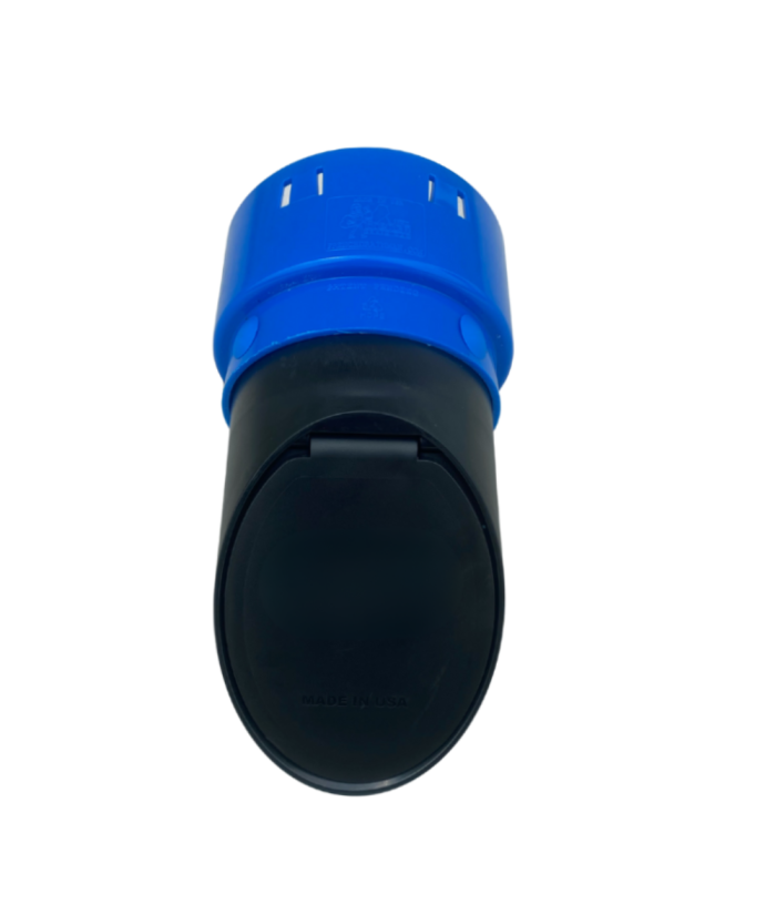 <span class="tr-grid">TORRENTIAL RAIN™ </span> Flow Gate for 4 in. Corrugated Pipe</br><span class="ca-dim"> Connects to 4 in Corrugated</span>