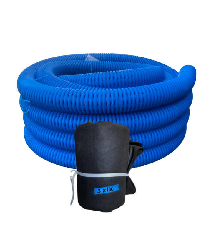 <span class="tr-grid">TORRENTIAL RAIN™ </span>  3½ in. High Octane<span style="font-size: 60%; vertical-align: super;">®</span> 8-Slot w/ 4 oz. Fabric</br> <span class="ca-dim">  3½ in. x 100 ft. perforated pipe, 3 ft. x 100 ft. fabric</span>