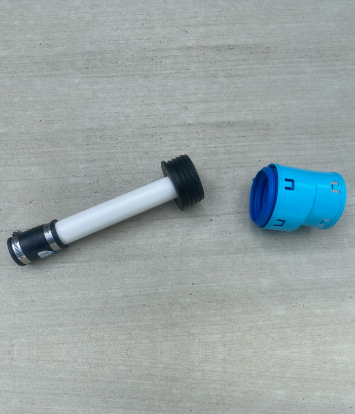 <span class="tr-grid">TORRENTIAL RAIN™ </span>1½ in. Sump Pump Discharge Line to 3½ in. Corrugated Fitting - Image 3