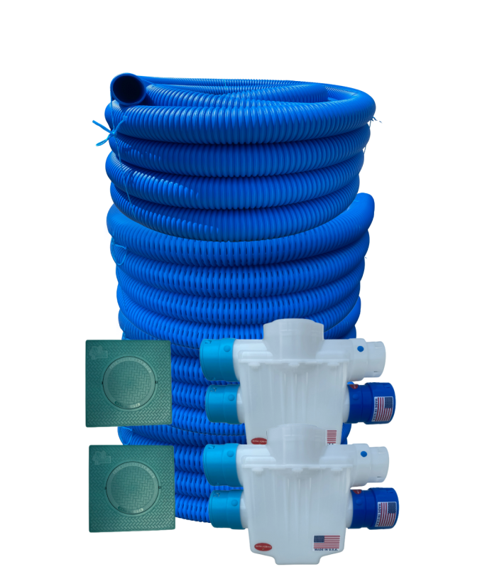 <span class="tr-grid">TORRENTIAL RAIN™ </span>  High Octane<span style="font-size: 60%; vertical-align: super;">®</span> 3½ in. French Drain to 4 in. Discharge Line </br> <span class="ca-dim"> 3½ in. x 300 ft. perforated, 4 in. x 100 ft. solid</span> - Image 2