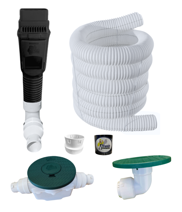 Premium PRO Kit for Buried Downspouts </br> <span class="ca-dim"> Available in 3 in. or 3½ in. Corrugated</span></br><span class="ca-ship">Free Shipping!</span> - Image 6