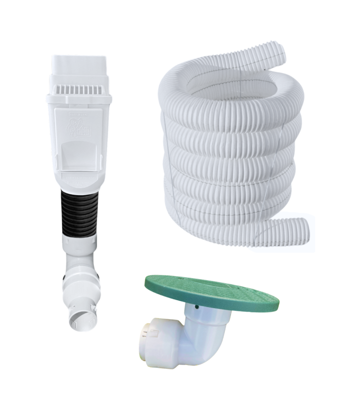 Premium PRO Kit for Buried Downspouts </br> <span class="ca-dim"> Available in 3 in. or 3½ in. Corrugated</span></br><span class="ca-ship">Free Shipping!</span>