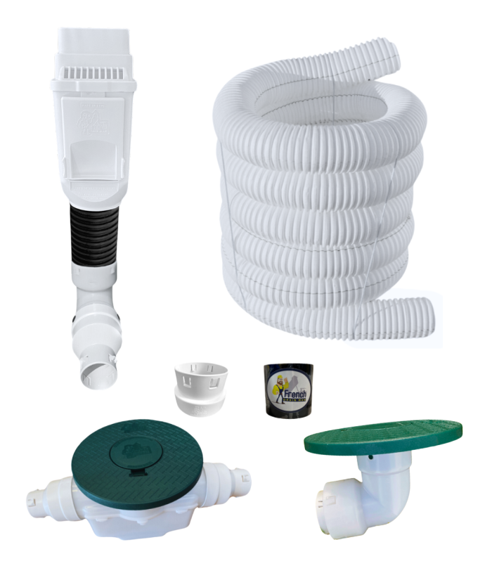 Premium PRO Kit for Buried Downspouts </br> <span class="ca-dim"> Available in 3 in. or 3½ in. Corrugated</span></br><span class="ca-ship">Free Shipping!</span> - Image 4