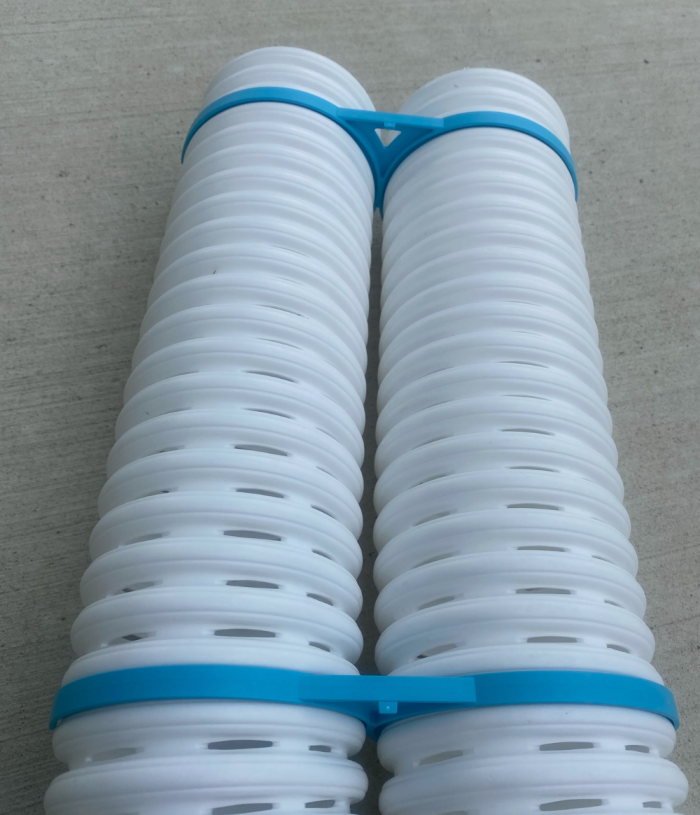 <span class="tr-grid">TORRENTIAL RAIN™ </span> FDM's Quick Connect Pipe Connectors</br><span class="ca-dim">for 3½ in. Corrugated Pipe</span> </br><span class="ca-ship">Free Shipping!</span> - Image 2