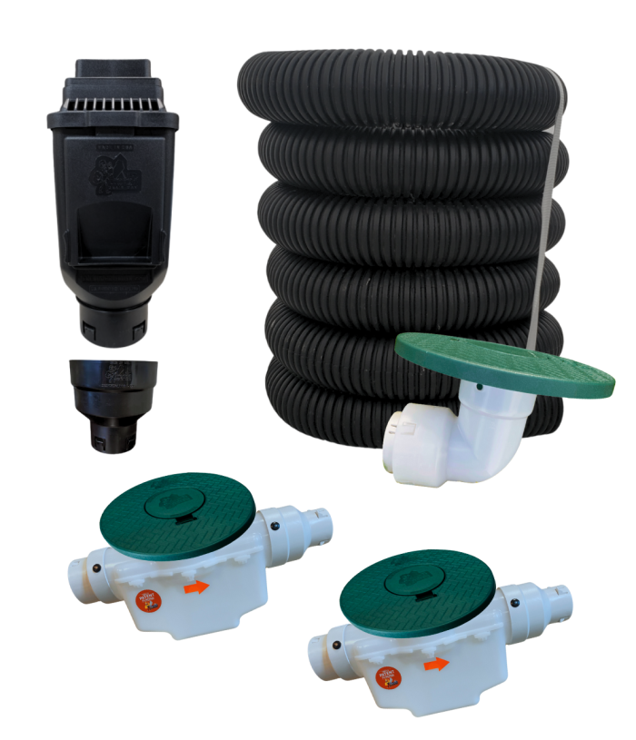 <span class="tr-grid">TORRENTIAL RAIN™ </span> 3 in. Buried Downspout Kit (Kit 10) </br>  <span class="ca-dim">3 in. x 25-50 ft. solid pipe</span> </br><p class="ca-sale">43% OFF</p> <p class="ca-ship";"> Free Shipping! </p> - Image 7