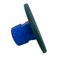Flow Gate for 4 in. Corrugated Pipe with Turf Restrictor Plate